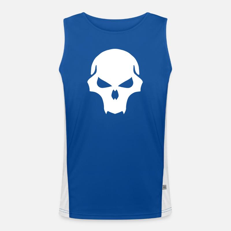Shadowskull Silhouette Débardeur respirant contrasté Homme 