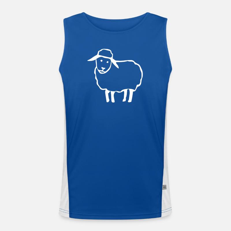sheep Men's Functional Contrast Tank Top 