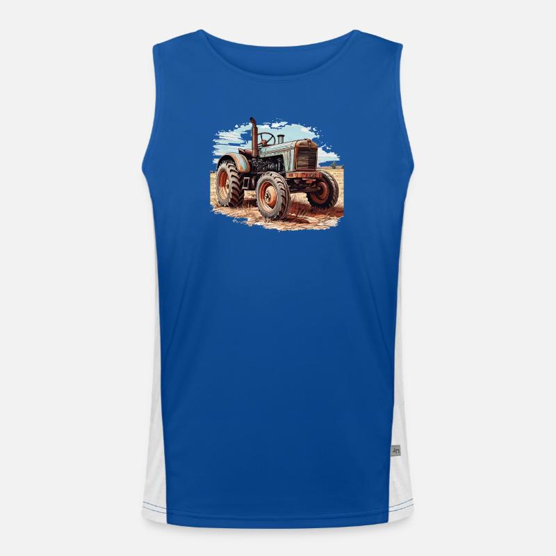 Traktor Funktionelles Kontrast-Tank Top für Männer 