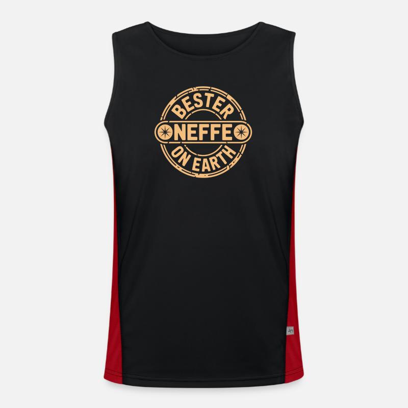 Bester Neffe Funktionelles Kontrast-Tank Top für Männer 