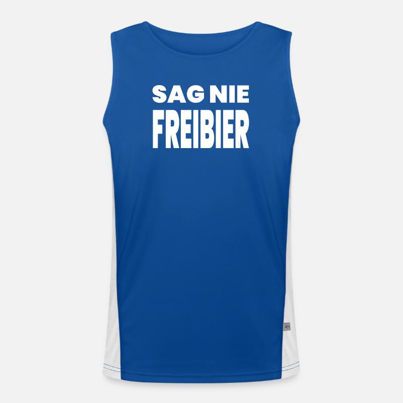 Bier Funktionelles Kontrast-Tank Top für Männer 