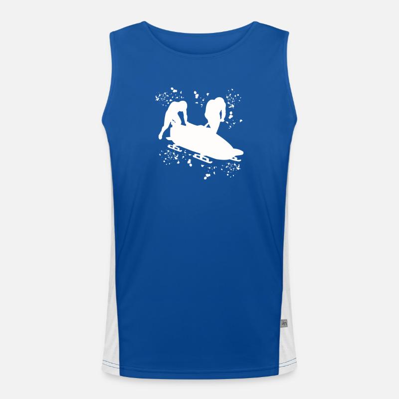 Bobsleigh Two-man Bobsleigh Men's Functional Contrast Tank Top 