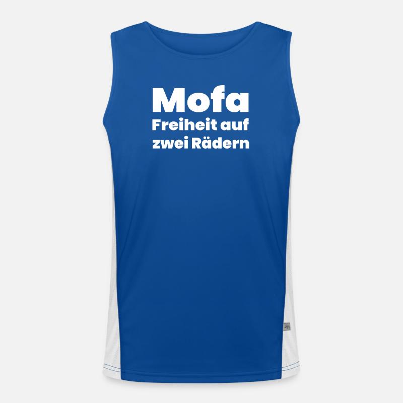 Mobylette Débardeur respirant contrasté Homme 