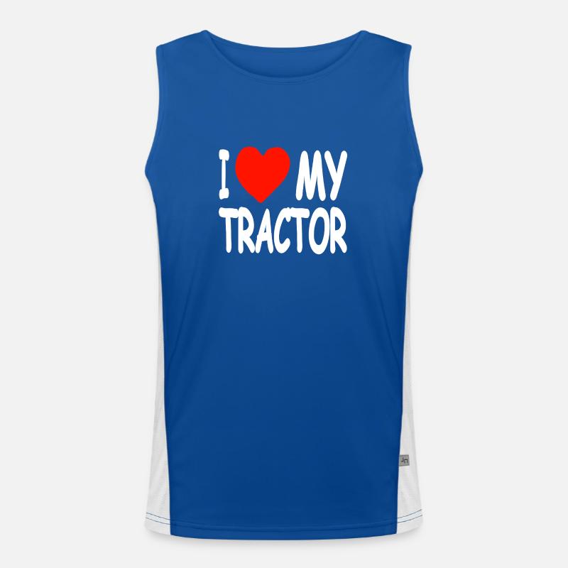 Traktor Funktionelles Kontrast-Tank Top für Männer 