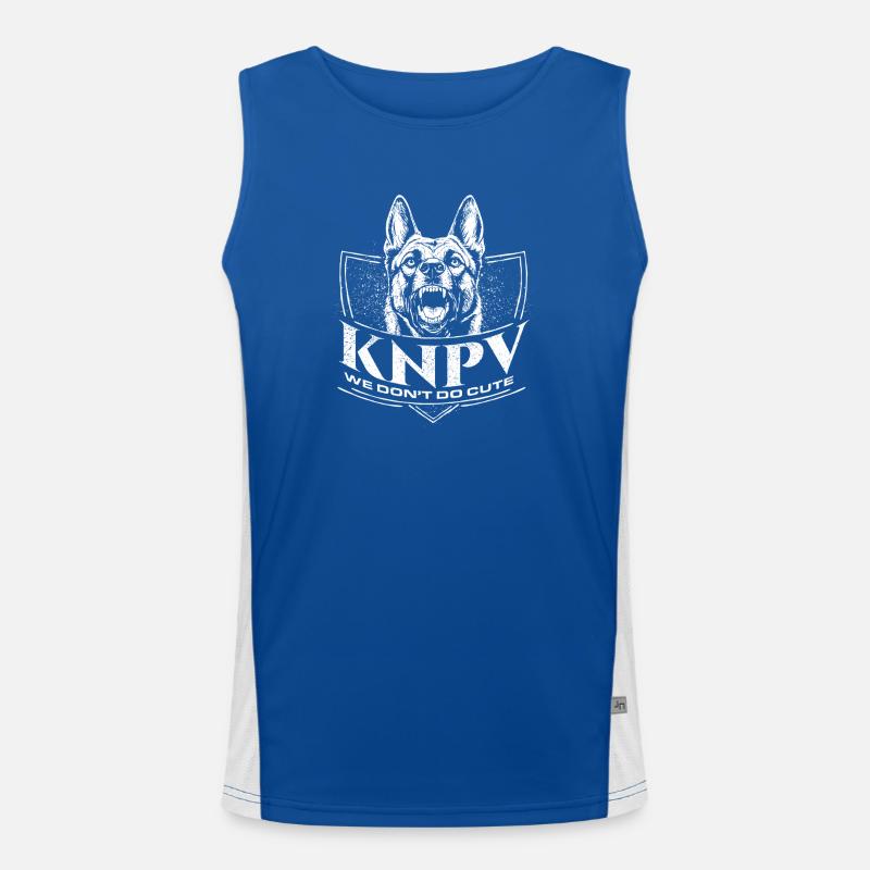 Formation de chiens de travail KNPV Débardeur respirant contrasté Homme 