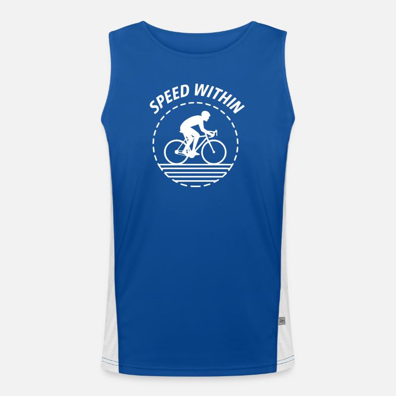 Speed Within Funktionelles Kontrast-Tank Top für Männer 