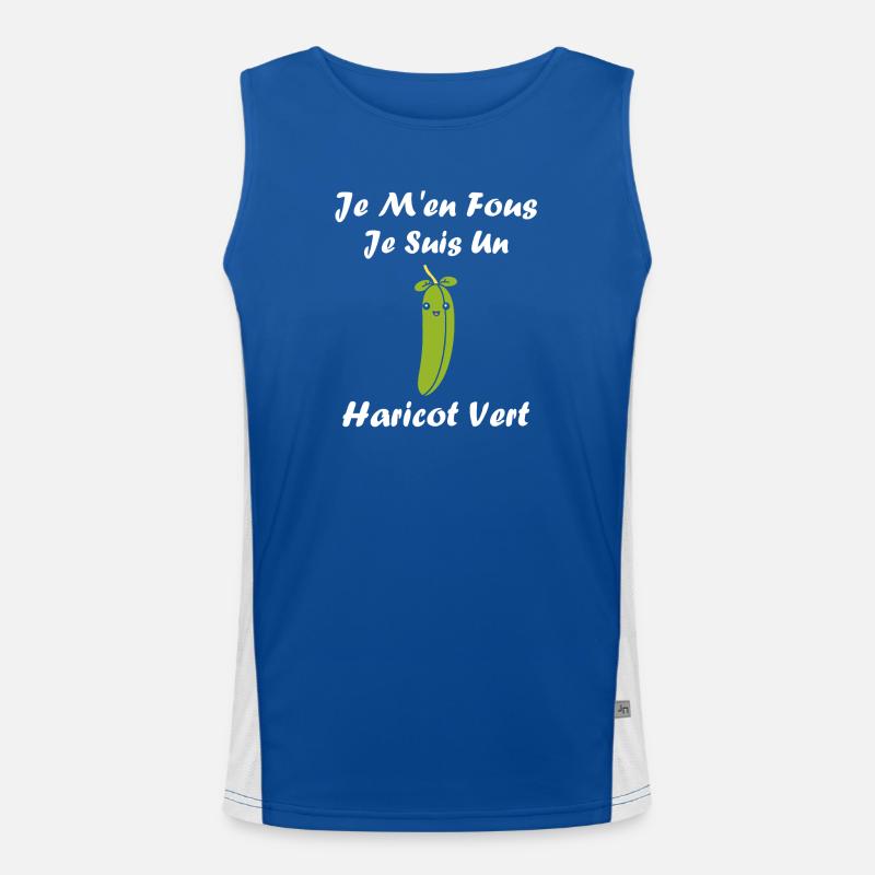 haricot vert Débardeur respirant contrasté Homme 