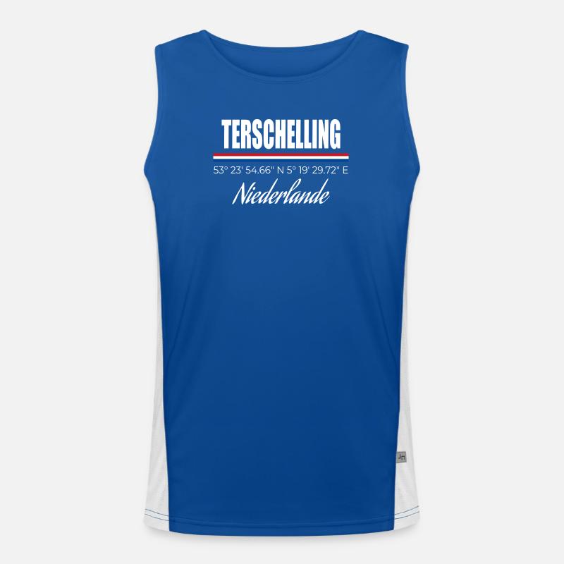 Terschelling Funktionelles Kontrast-Tank Top für Männer 