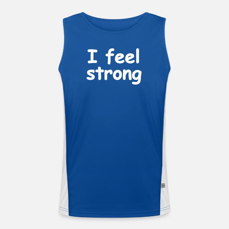 strong Men's Functional Contrast Tank Top 