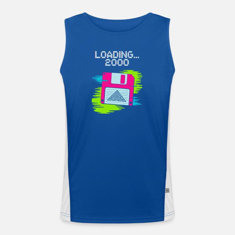 Floppy Nostalgia 2000 Men's Functional Contrast Tank Top 