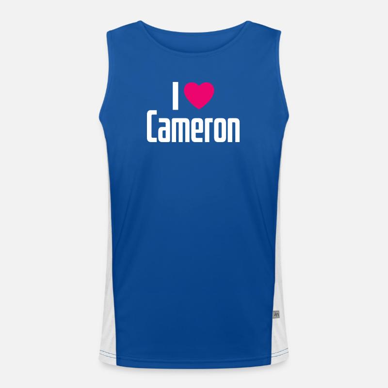 J’adore Cameron Cœur Rose J’adore Cameron Débardeur respirant contrasté Homme 