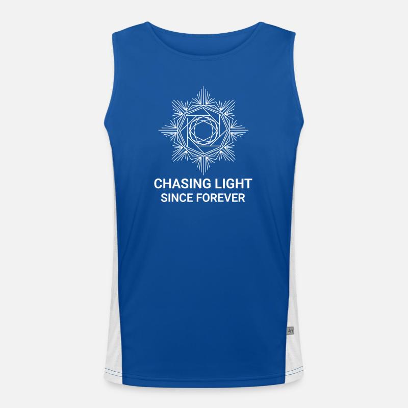 Chasing Light Since Forever Men's Functional Contrast Tank Top 
