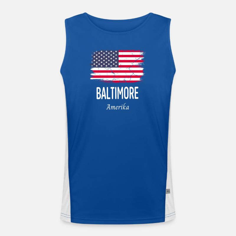 Baltimore Débardeur respirant contrasté Homme 
