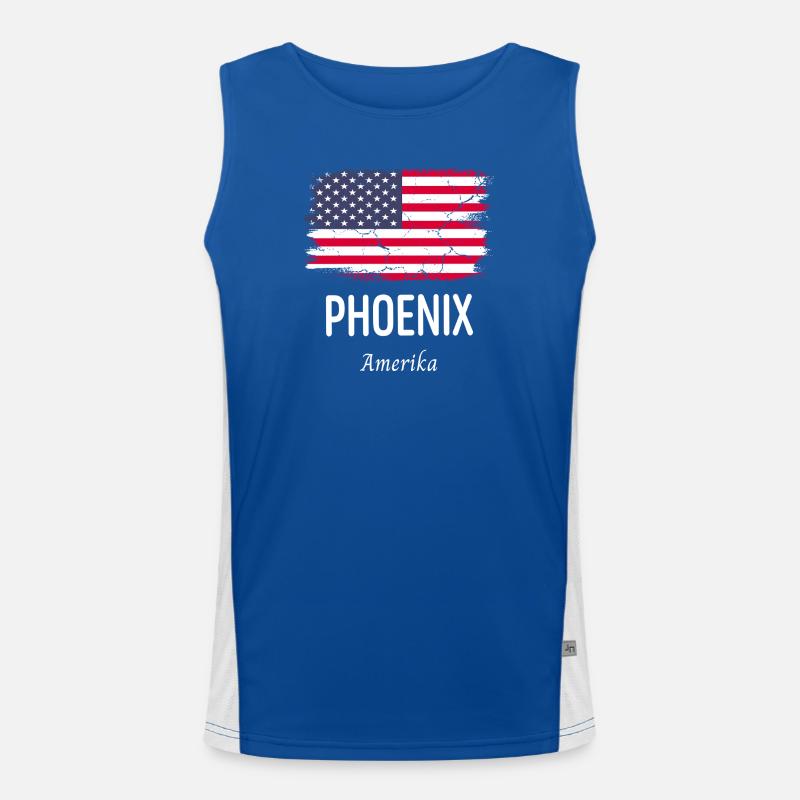 Phoenix Funktionelles Kontrast-Tank Top für Männer 