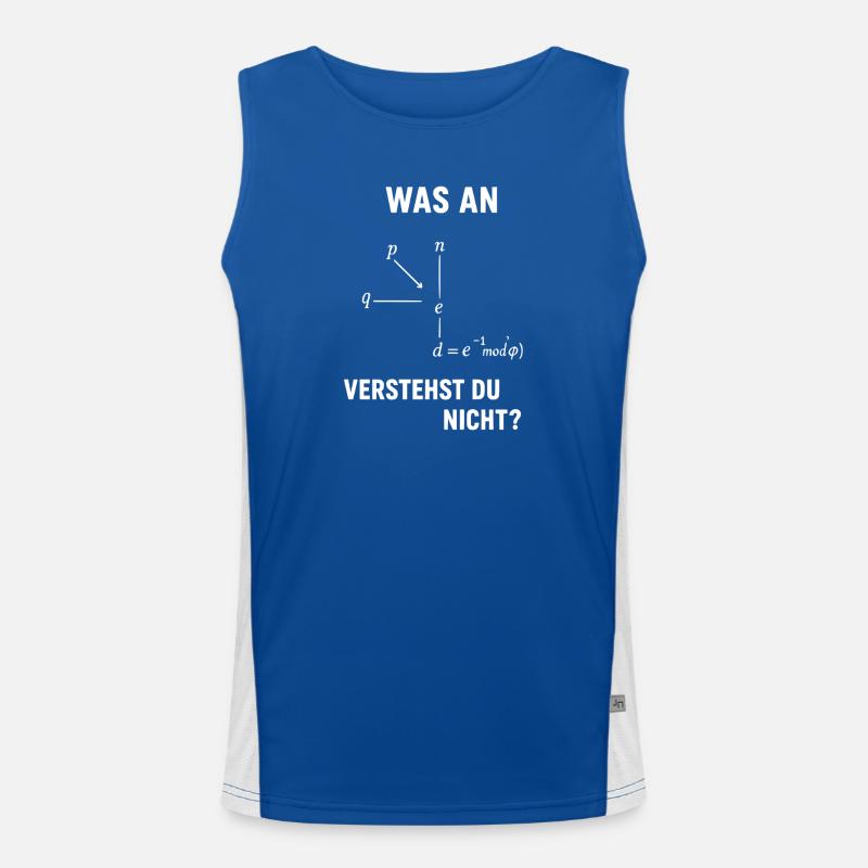 Informatik Informatiker Lustiges IT Geschenk  Funktionelles Kontrast-Tank Top für Männer 