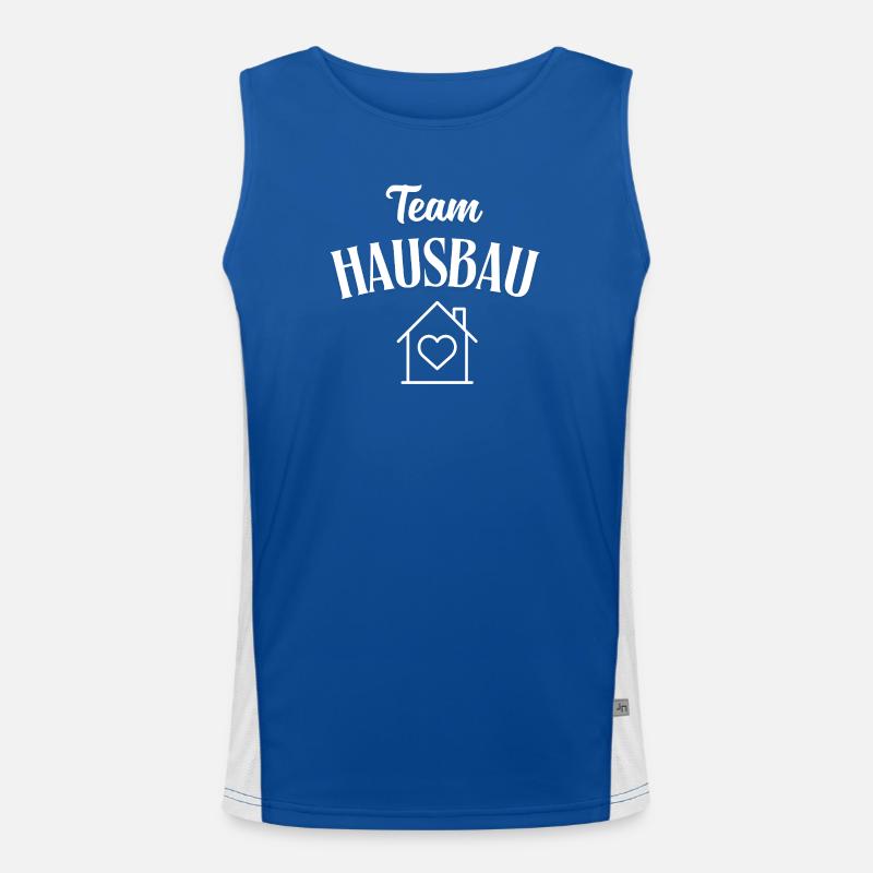 Construction de maisons d’équipe Débardeur respirant contrasté Homme 