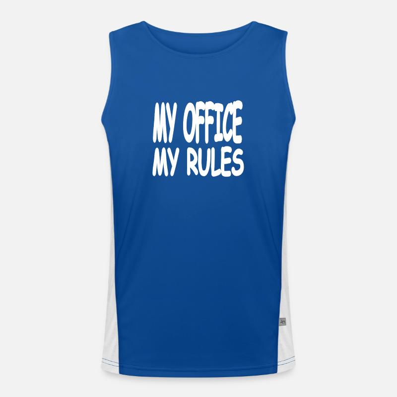 Office Men's Functional Contrast Tank Top 