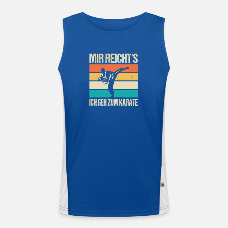 Karate Training Geschenke Karatetraining Funktionelles Kontrast-Tank Top für Männer 