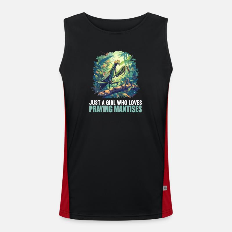 Gottesanbeterinnen Gottesanbeterin Funktionelles Kontrast-Tank Top für Männer 
