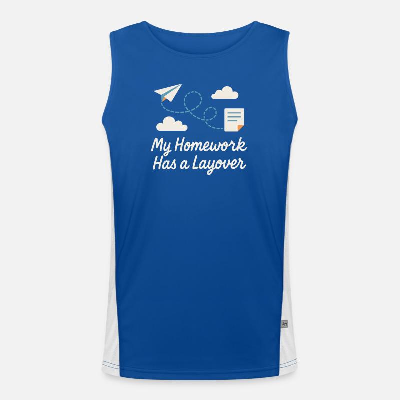 Digitale Funktionelles Kontrast-Tank Top für Männer 