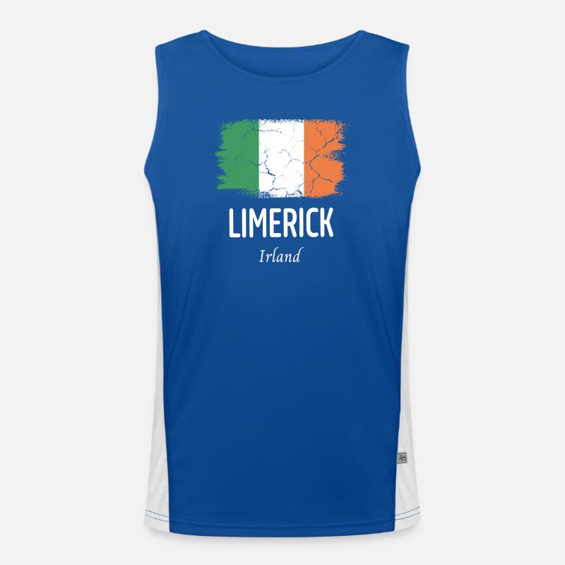 Limerick Funktionelles Kontrast-Tank Top für Männer 