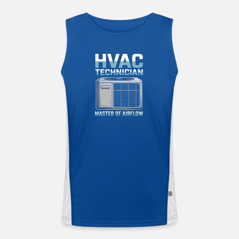 HVAC Techniker Kühltechnik Geschenk Männer Profis Funktionelles Kontrast-Tank Top für Männer 