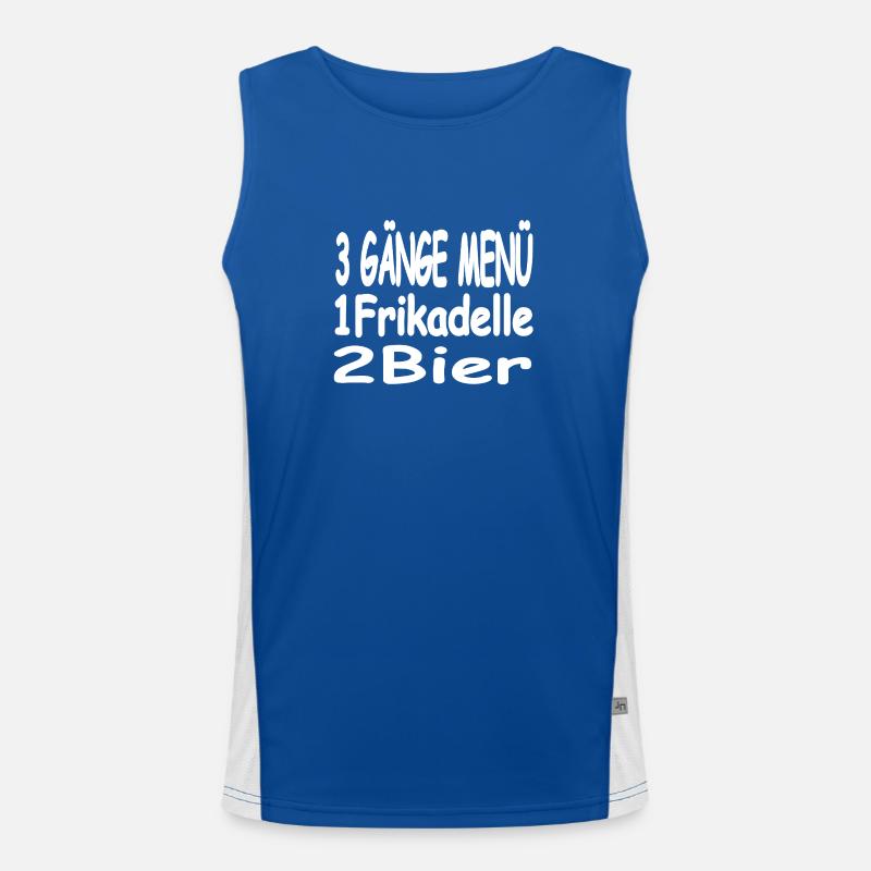 Bier Funktionelles Kontrast-Tank Top für Männer 