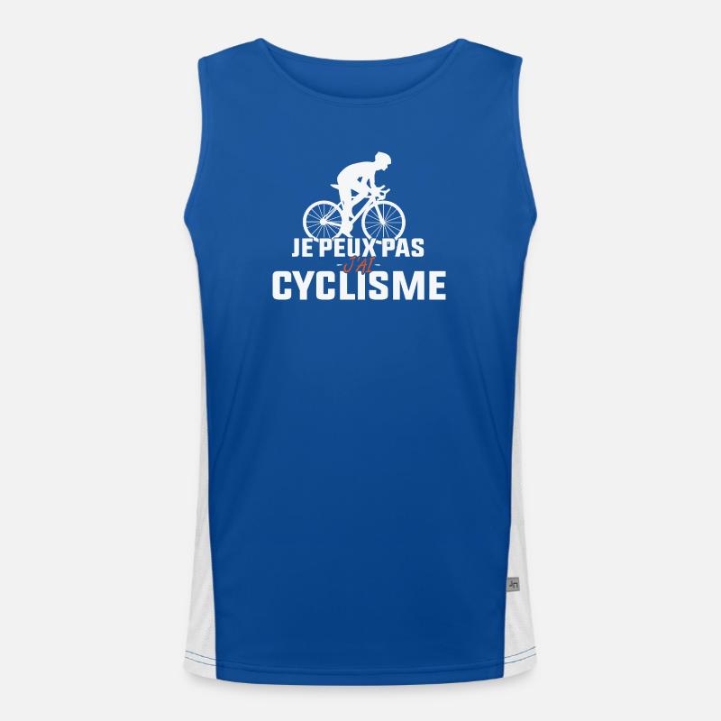 Je Peux Pas J'ai Cyclisme Débardeur respirant contrasté Homme 