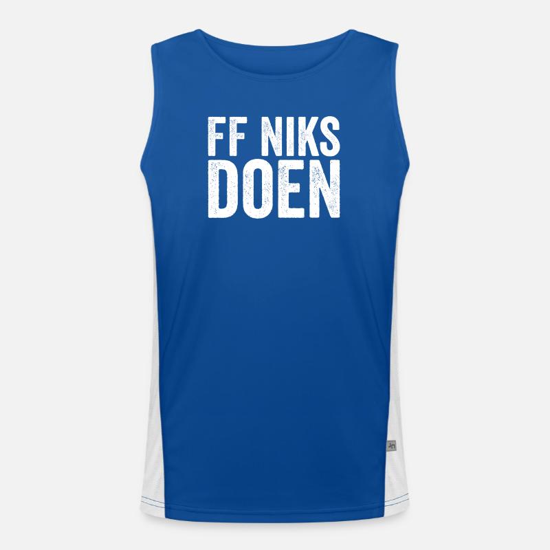 FF doing nothing – a wonderful rest Men's Functional Contrast Tank Top 