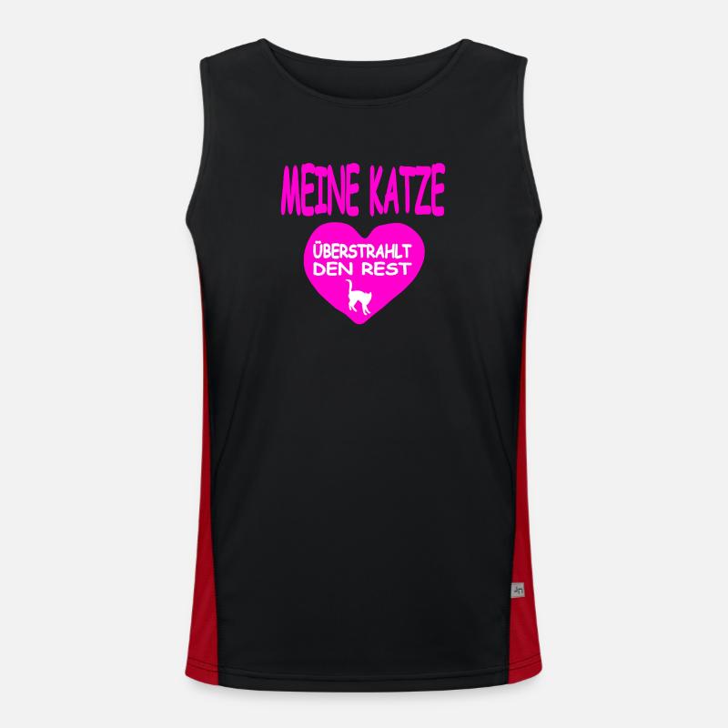 feline Men's Functional Contrast Tank Top 