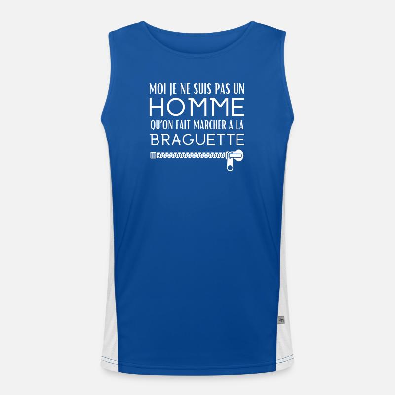 Walking with a fly Men's Functional Contrast Tank Top 