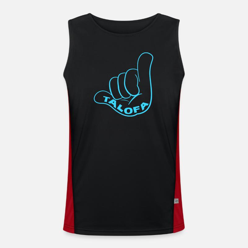 Samoa Funktionelles Kontrast-Tank Top für Männer 