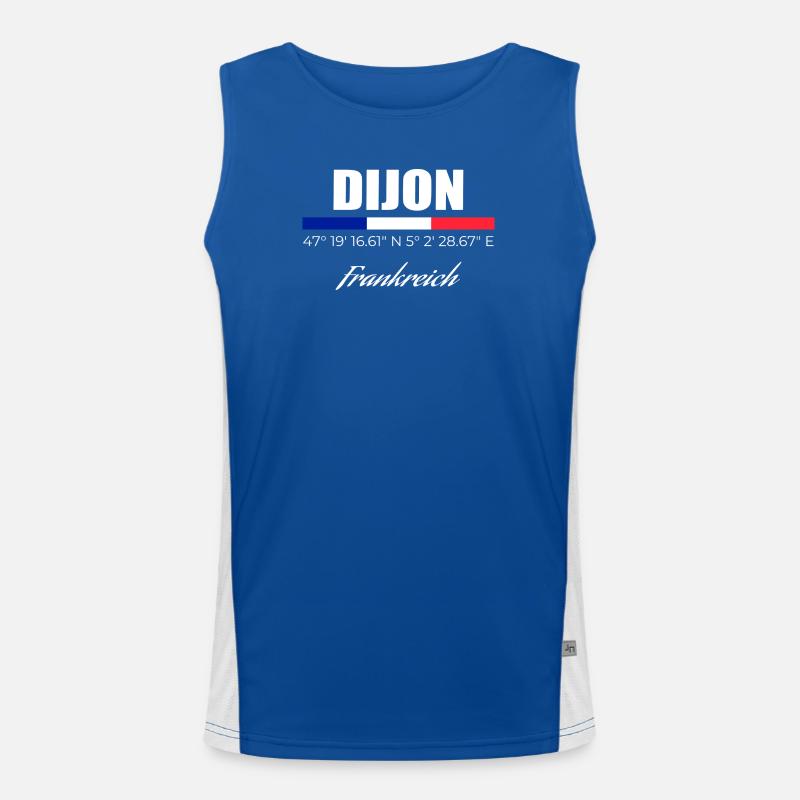 Dijon Men's Functional Contrast Tank Top 