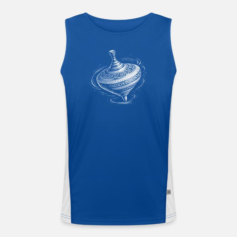 Kreisel Funktionelles Kontrast-Tank Top für Männer 