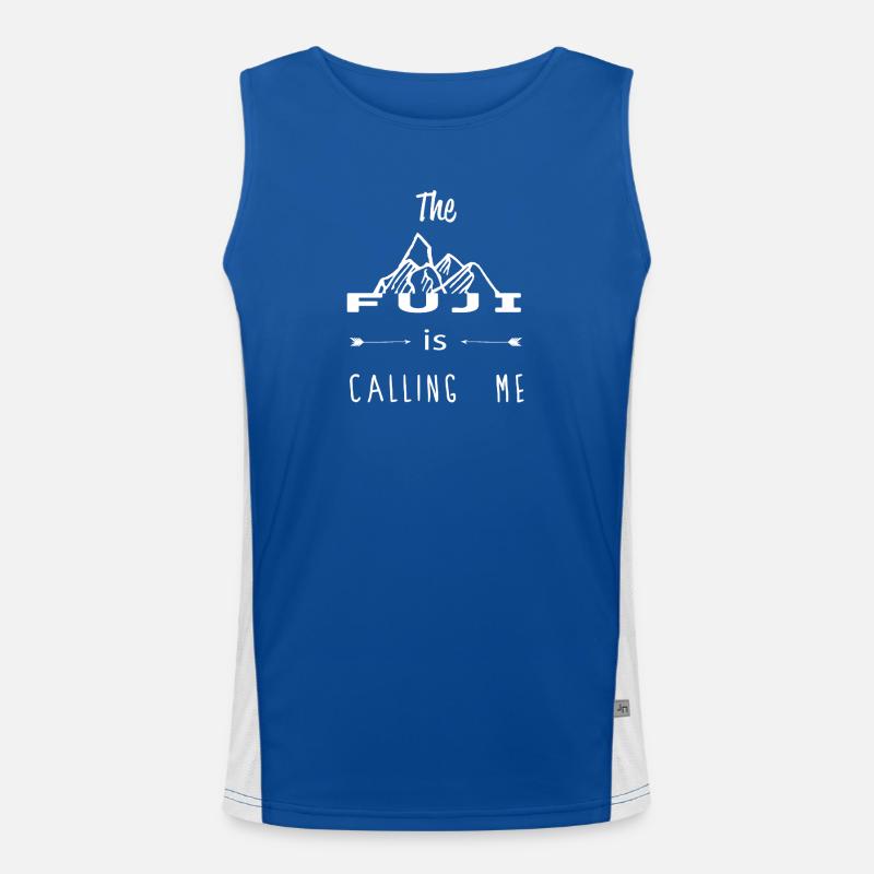 The Fuji is calling me Men's Functional Contrast Tank Top 