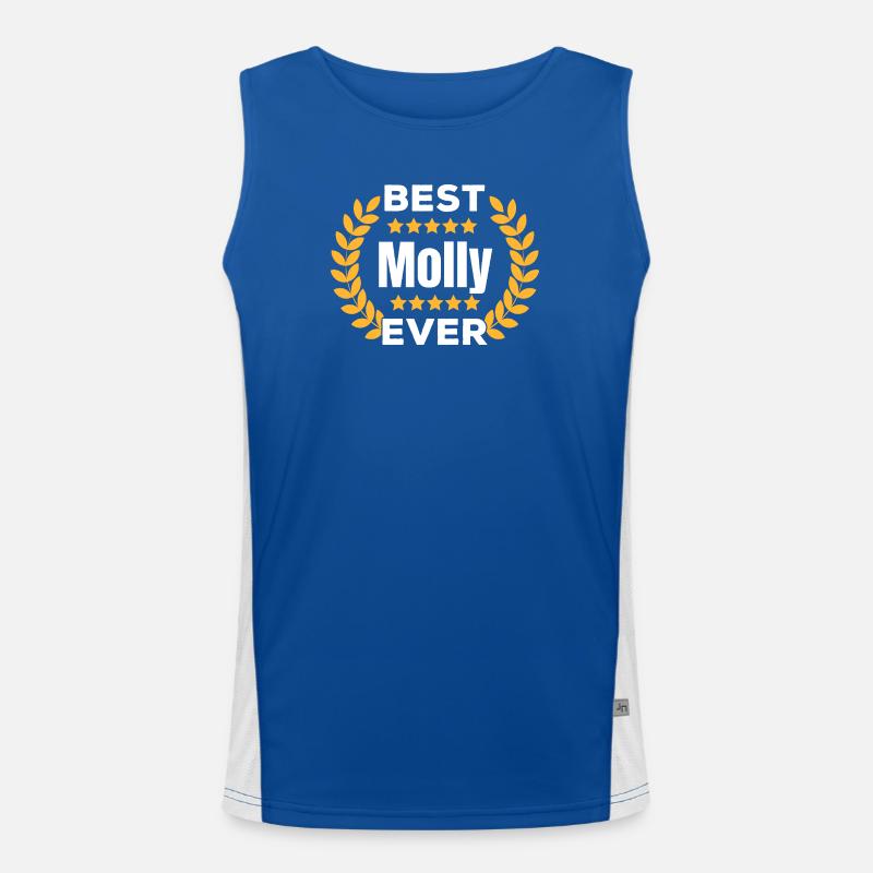 Best Molly Ever Legend Name Gift Men's Functional Contrast Tank Top 