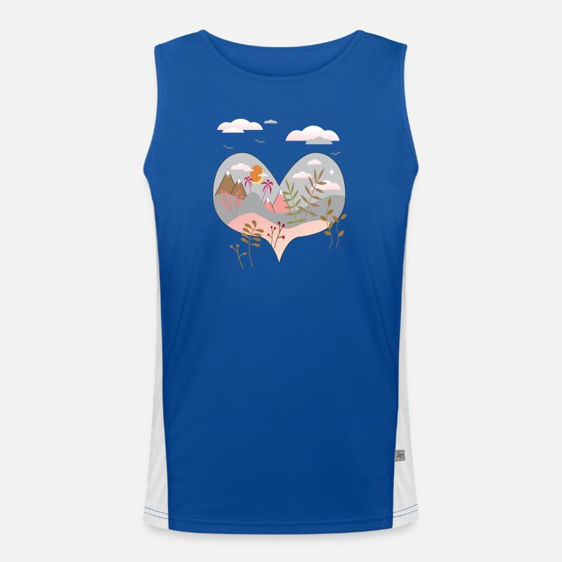 Landscape Men's Functional Contrast Tank Top 