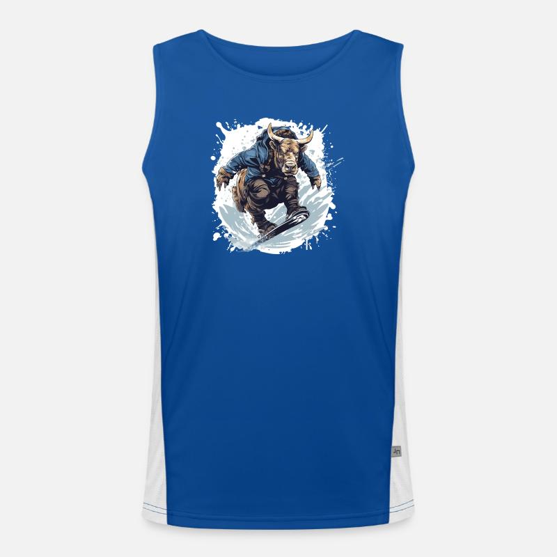 Bulle Snowboard Taurus Funktionelles Kontrast-Tank Top für Männer 