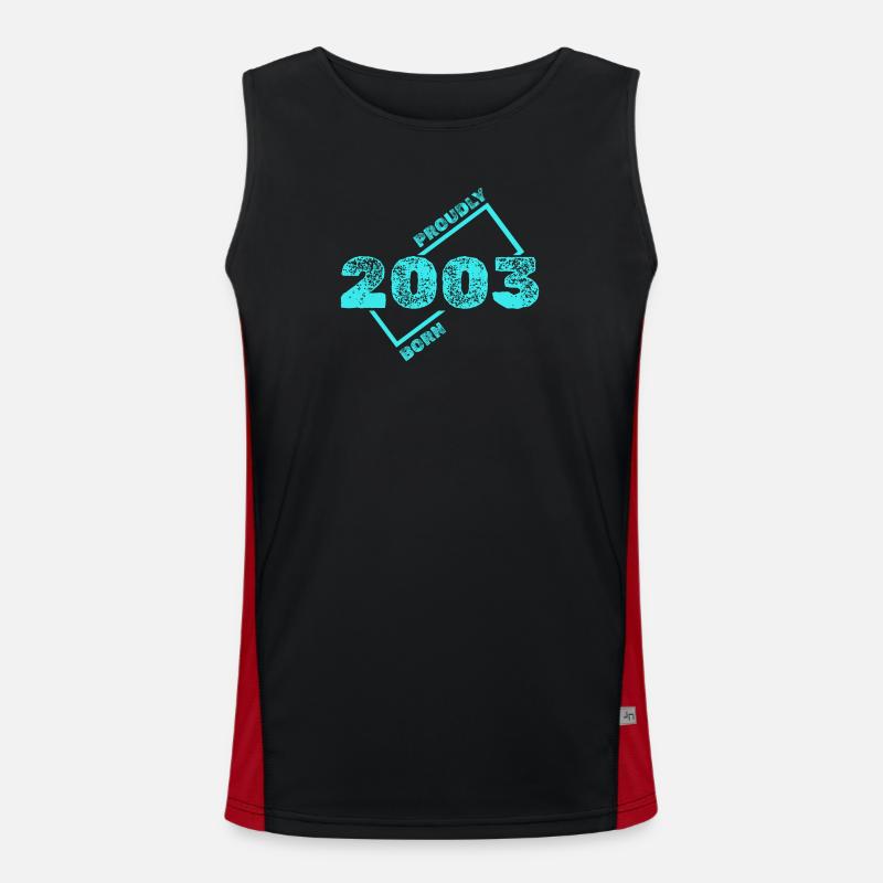 2003 Débardeur respirant contrasté Homme 