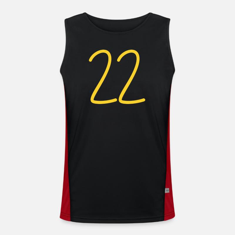 22 Men's Functional Contrast Tank Top 