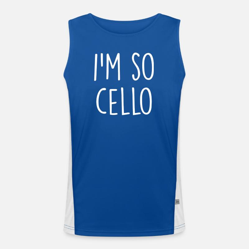 Violoncelle Débardeur respirant contrasté Homme 