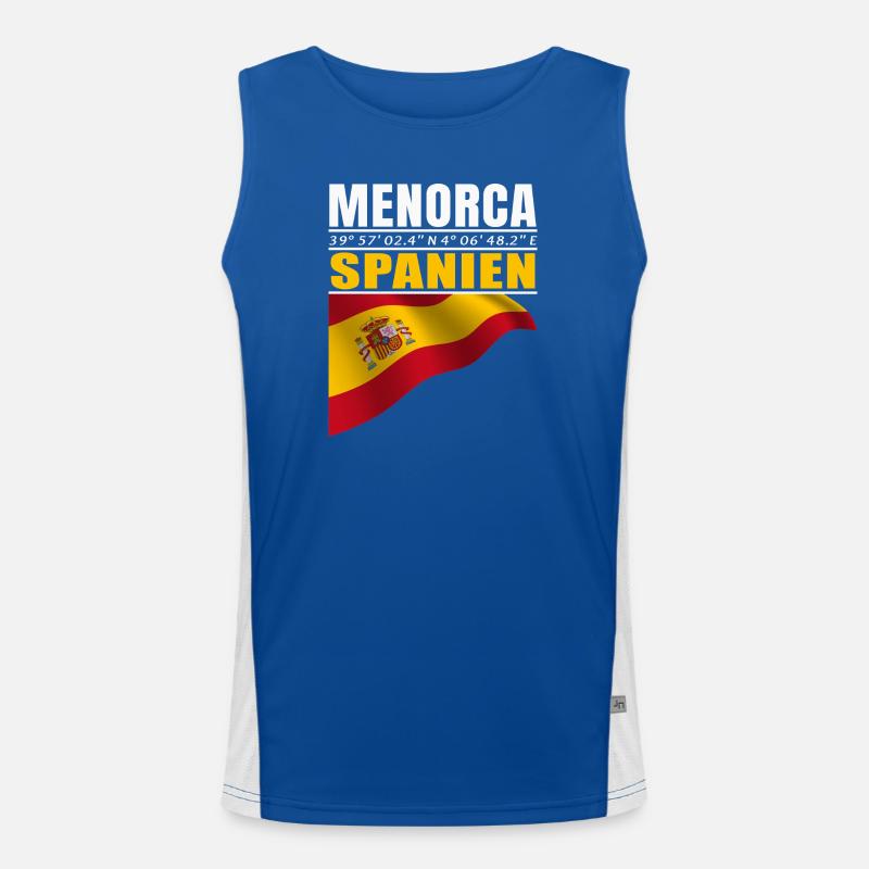 Menorca Men's Functional Contrast Tank Top 