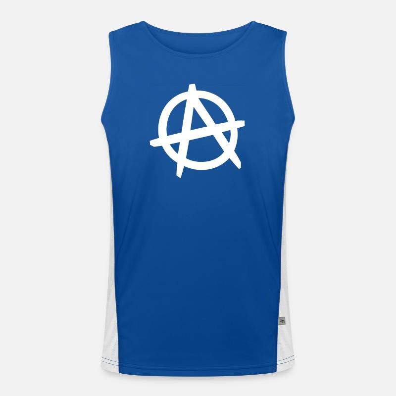The Couching Dad "Anarchy" Men's Functional Contrast Tank Top 