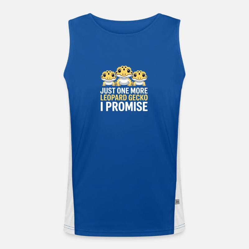 Leopard Gecko Trio Promise Men's Functional Contrast Tank Top 