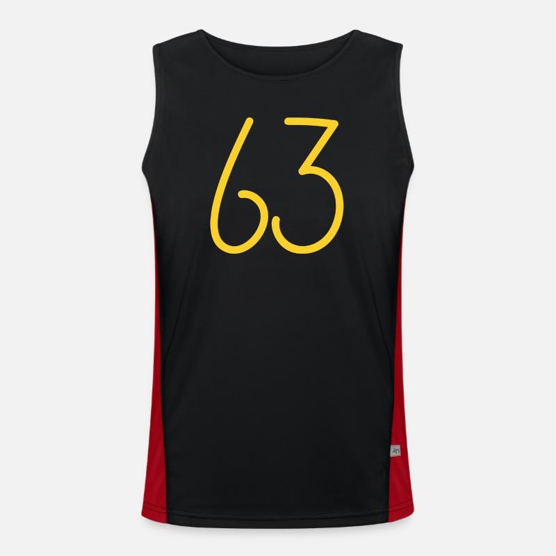 63 Men's Functional Contrast Tank Top 