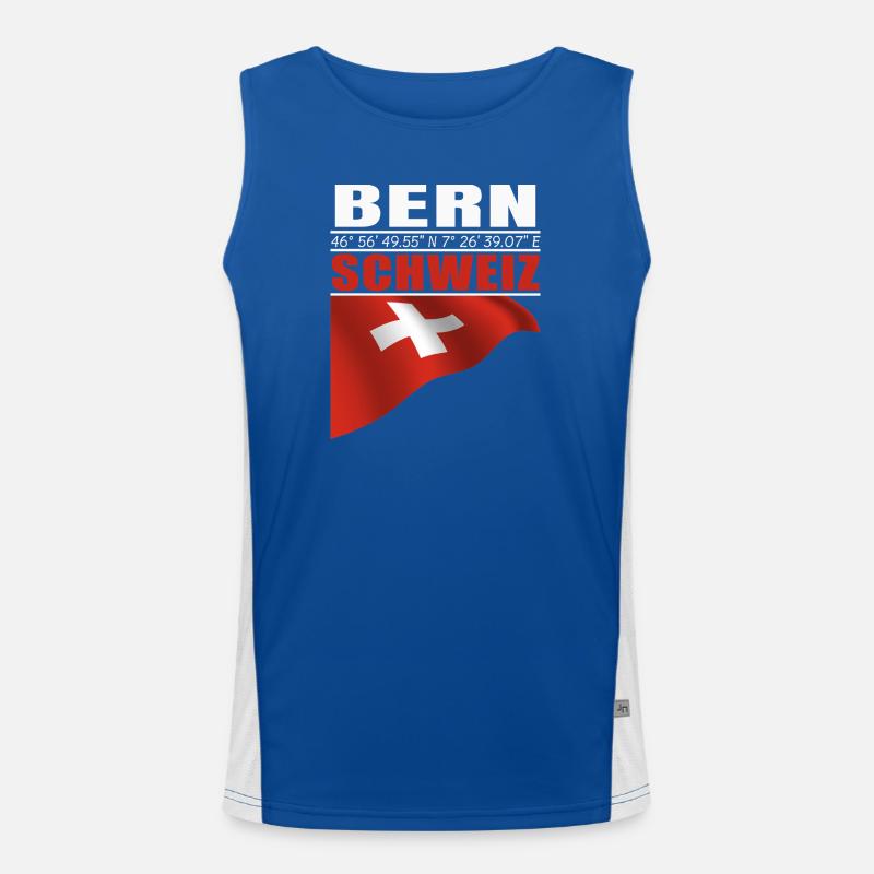 Bern Funktionelles Kontrast-Tank Top für Männer 