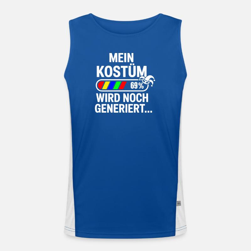 Kostüm Wird Noch Generiert Köln Karneval Fasching Funktionelles Kontrast-Tank Top für Männer 