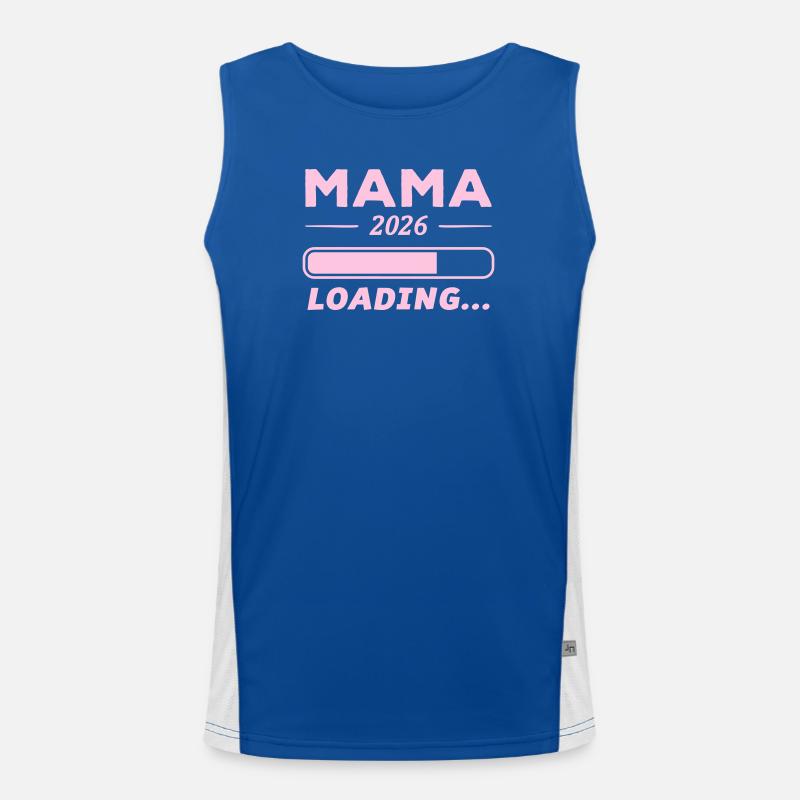 Mama 2026 Loading... Funktionelles Kontrast-Tank Top für Männer 