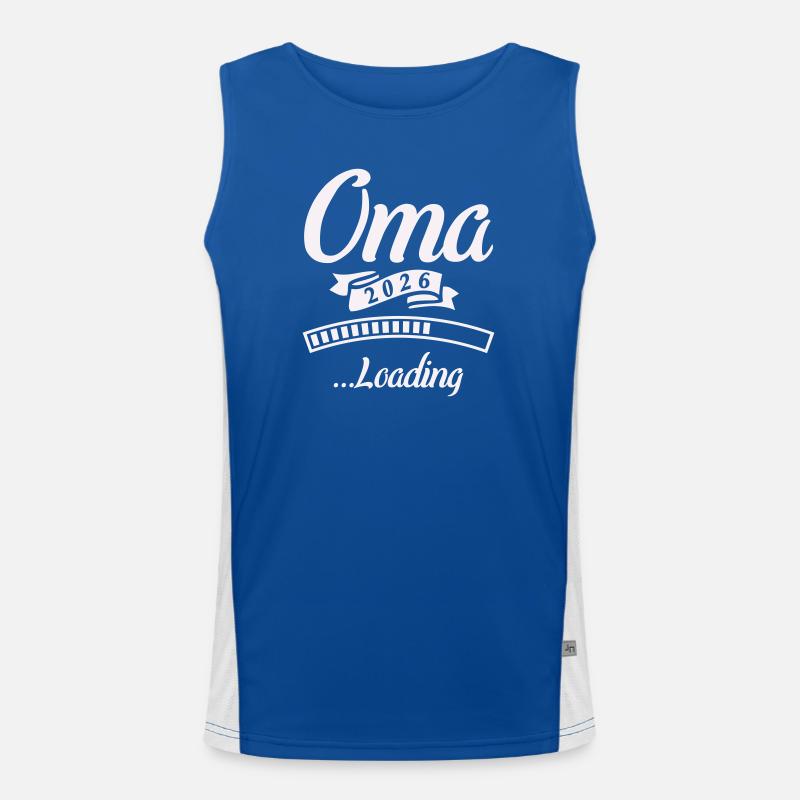 Oma 2026 Loading  Funktionelles Kontrast-Tank Top für Männer 