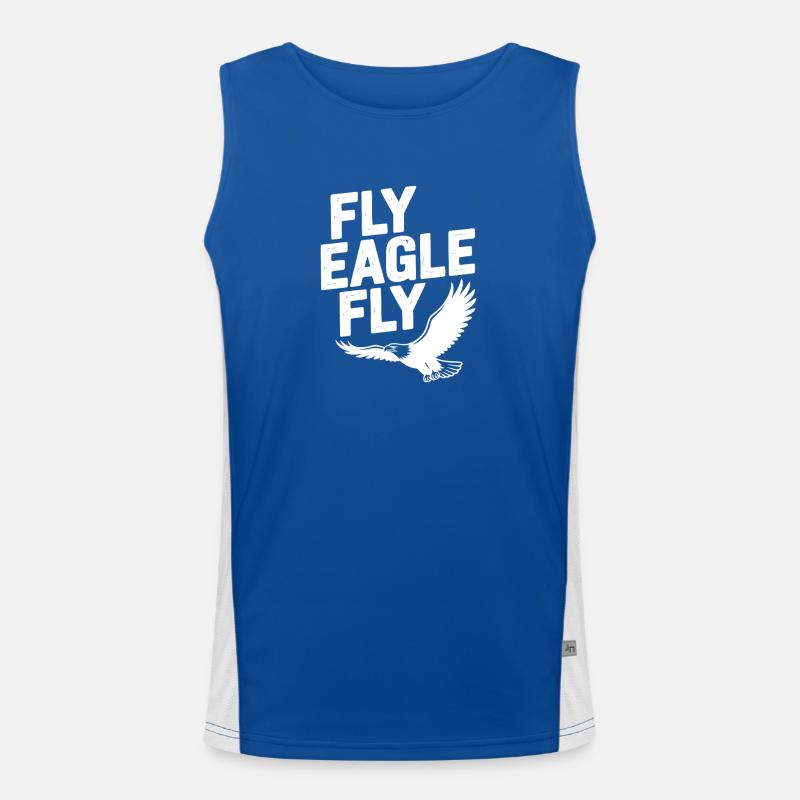 Fliege Adler Fliege Funktionelles Kontrast-Tank Top für Männer 